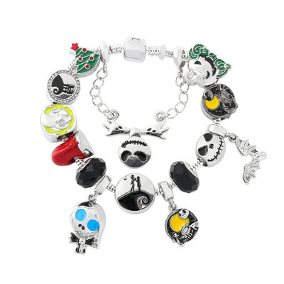 Pandora Style Charm Bracelet - Nightmare Before Christmas
