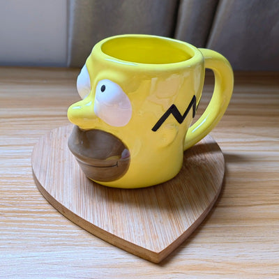 Homer Simpson Face Coffee Cup or Mug