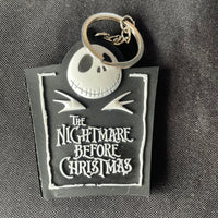 Jack Nightmare Before Christmas Flat PVC Keyring