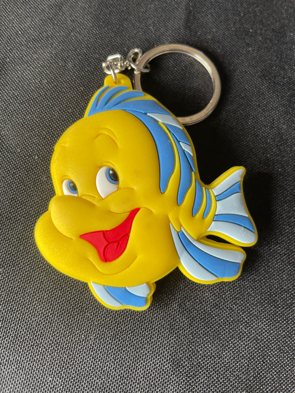 Little Mermaid Flounder PVC Keyring