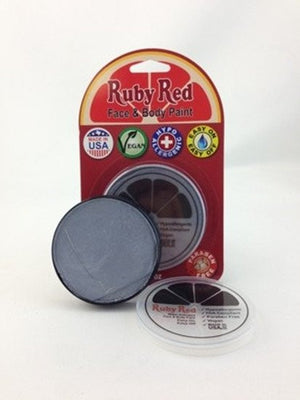 Professional Vegan Ruby Red Face Paint - Grey