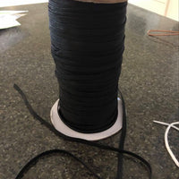 6mm Elastic White or Black