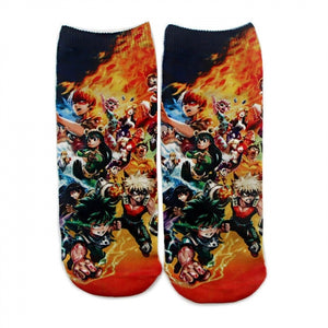*Character Sock - My Hero Academia Ankle Sock