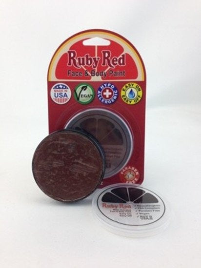 Professional Vegan Ruby Red Face Paint - Chocolate