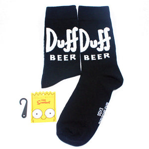 Character Socks - Simpsons Duff Beer