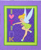 I love Tink  Tinkerbell Panel Cotton Fabric - I'm A Craftaholic