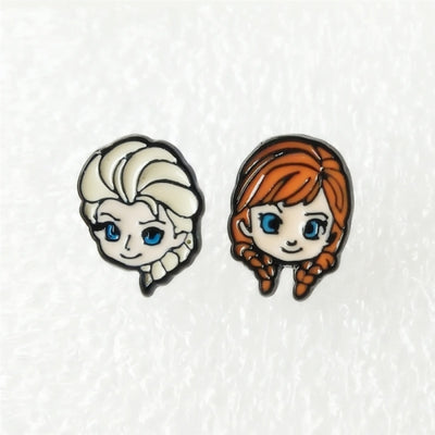 Disney Earrings - Frozen Elsa and Anna