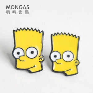 Simpsons Earrings - Bart