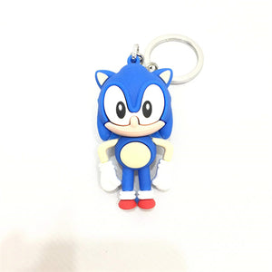 Sonic Hedgehog 3D PVC Keyring