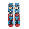 Character Socks - Captain America Crew