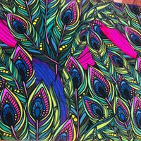 Peacock Feathers Quilting Cotton Fabric