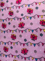 Mr Men Little Miss Chatterbox  Quilting Cotton Fabric
