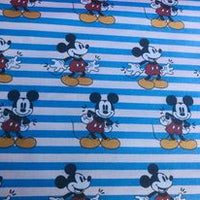 Disney Mickey Mouse Stripe Quilting Cotton Fabric
