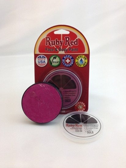 Professional Vegan Ruby Red Face Paint- Rose
