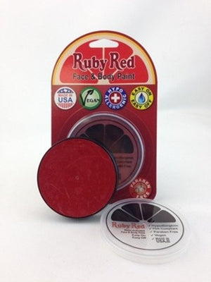 Professional Vegan Ruby Red Face Paint - Red