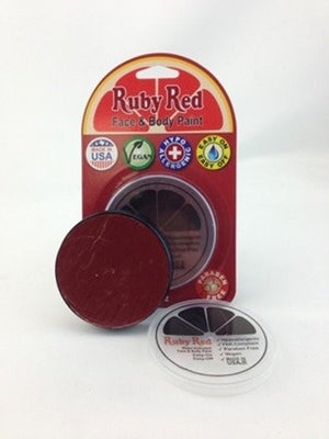 Professional Vegan Ruby Red Face Paint - Burgundy