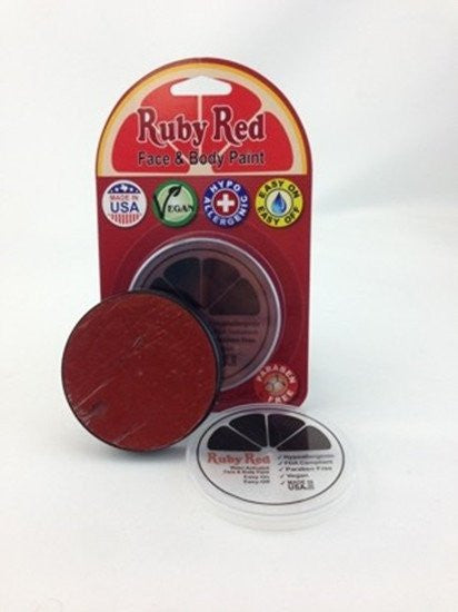 Professional Vegan Ruby Red Face Paint - Ruby