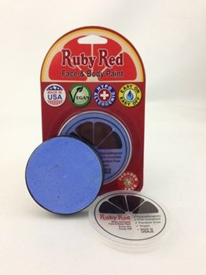Ruby Red Face Paint - Pastel Blue