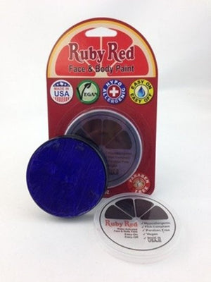 Professional Vegan Ruby Red Face Paint- Ultramarine