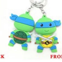 TMNT Teenage Mutant Ninja Turtle Leonardo PVC Keyring