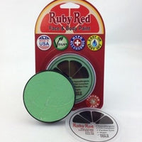 Professional Vegan Ruby Red Face Paint - Pastel Green