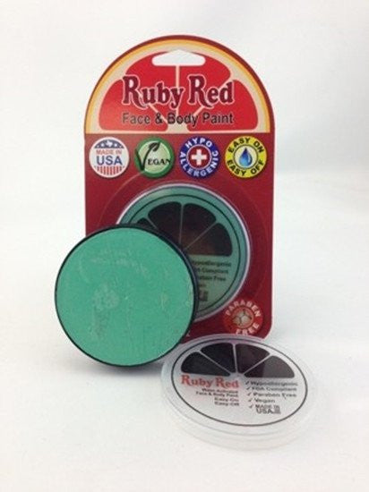 Professional Vegan Ruby Red Face Paint - Sea Foam
