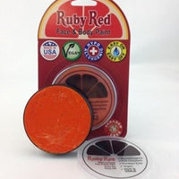 Professional Vegan Ruby Red Face Paint - Habanero