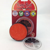 Professional Vegan Ruby Red Face Paint - Orange
