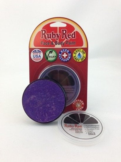 Professional Vegan Ruby Red Face Paint - Purple