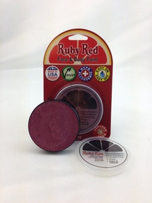 Professional Vegan Ruby Red Face Paint - Haze