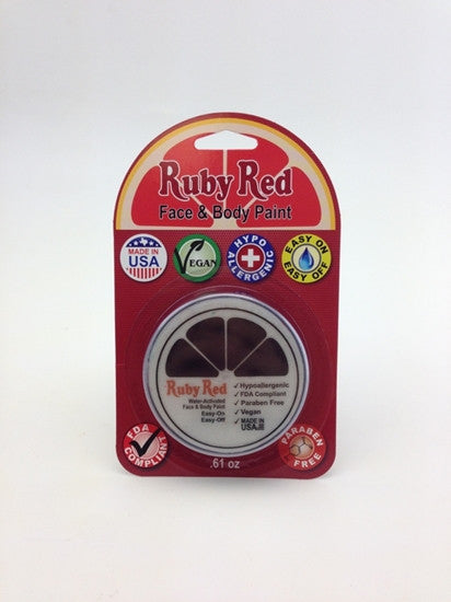 UV Ruby Red Professional Face paint - Invisible