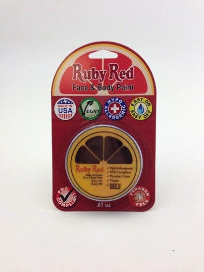 Ruby Red Professional Face paint - Yellow