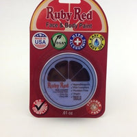 UV Ruby Red Professional Face paint - Light Blue