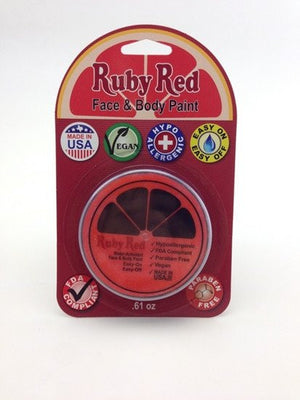 UV Ruby Red Professional Face paint - Orange