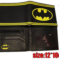 *Character Wallet - Batman Stripped Rubber Logo