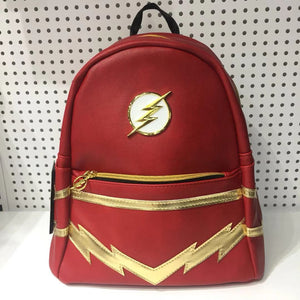 *DC Flash PU Leather Backpack handbag