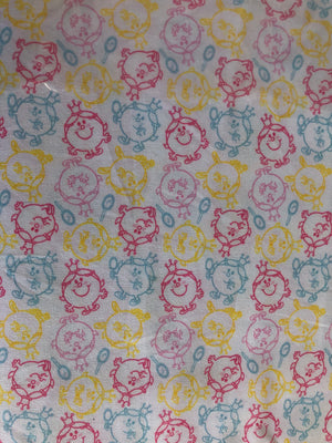 Mr Men Little Ms Mischief Quilting Cotton Fabric