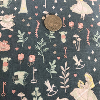Alice In Wonderland Quilting Cotton Fabric