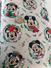 Christmas Mickey and Minnie Quilting Cotton Fabric