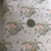 Dumbo The Elephant Quilting Cotton Fabric