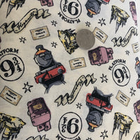 Harry Potter Hogwarts Express Quilting Cotton Fabric