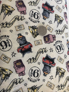 Harry Potter Hogwarts Express Quilting Cotton Fabric