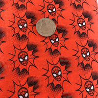 Spiderman Faces Quilting Cotton Fabric