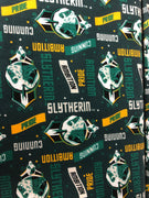 Harry Potter Slytherin House Quilting Cotton Fabric
