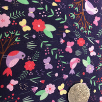 Birds and Flowers Quilting Cotton Fabric