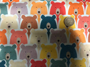 Brown Bear Quilting Cotton Fabric