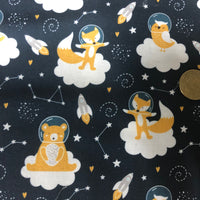 Space Foxes Quilting Cotton Fabric