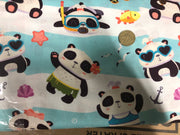 Panda & Rainbows Series Summer Fun Quilting Cotton Fabric