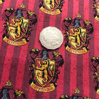 Harry Potter Gryffindoor Logo Cotton Fabric