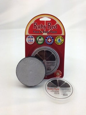Professional Vegan Ruby Red Face Paint- Silver